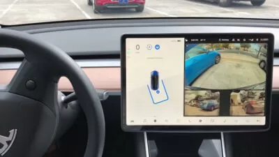 tesla ass auto parking