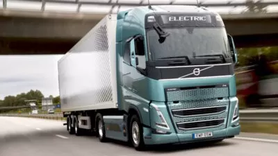 volvo electric semitruck